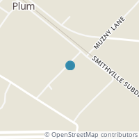 Map location of 218 Legler Rd, Plum TX 78952