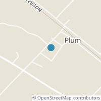 Map location of 244 Plum Main St, Plum TX 78952
