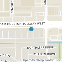 Map location of 11019 Crenchrus Ct, Houston TX 77086