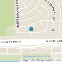 Map location of 3362 Creek Grove Dr, Houston TX 77066