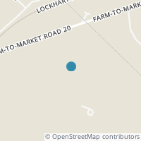 Map location of 200 Bee Creek Rd, Red Rock TX 78662