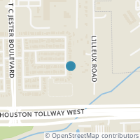 Map location of 10814 Orchard Springs Dr, Houston TX 77067