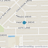 Map location of 12803 Pantano Dr, Houston TX 77065