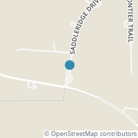Map location of 106 Saddle Ridge Drive, Godley, TX 76044