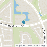 Map location of 16703 Shallow Ridge Blvd, Houston TX 77095
