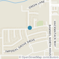Map location of 5419 Oak Falls Drive, Houston, TX 77066