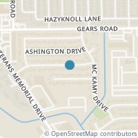 Map location of 2615 Broad Haven Dr, Houston TX 77067