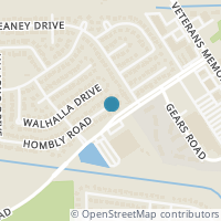 Map location of 3311 Hombly Road, Houston, TX 77066