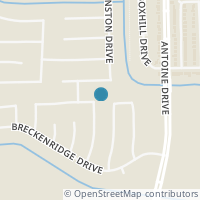 Map location of 11556 Springshire Drive, Houston, TX 77066