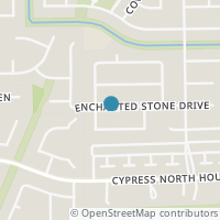 Map location of 10127 Enchanted Stone Drive, Houston, TX 77070