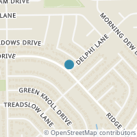 Map location of 2318 Ridge Hollow Drive, Houston, TX 77067