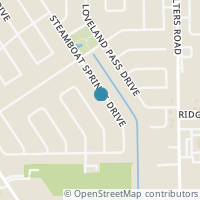 Map location of 11811 Steamboat Springs Drive, Houston, TX 77067