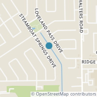 Map location of 11814 Steamboat Springs Dr, Houston TX 77067