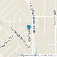 Map location of 1907 Delphi Lane, Houston, TX 77067