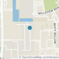 Map location of 13043 Rose Landing Drive, Houston, TX 77070