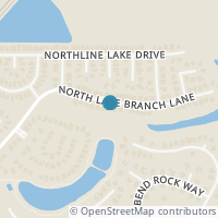 Map location of 13832 N Lake Branch Lane Lane, Houston, TX 77044