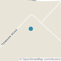 Map location of 609 Tiemann Rd, New Ulm TX 78950
