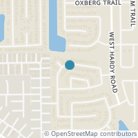 Map location of 1402 Spencer Glen Ln, Houston TX 77073
