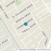 Map location of 4735 Charade, Houston, TX 77066