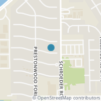 Map location of 8114 Renmark Lane, Houston, TX 77070