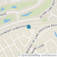 Map location of 8427 Erasmus Landing Court, Houston, TX 77044