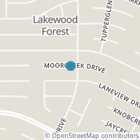 Map location of 11907 Moorcreek Drive, Houston, TX 77070