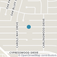 Map location of 12203 Normont Drive, Houston, TX 77070