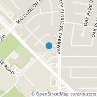Map location of 12515 Oakcroft Drive, Houston, TX 77070