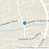 Map location of 719 Barren Springs Drive #ABCD, Houston, TX 77090