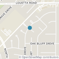Map location of 12219 Christy Mill Court, Houston, TX 77070