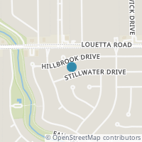 Map location of 11906 Stillwater Dr, Houston TX 77070