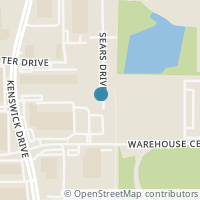 Map location of 19115 Sears Drive, Houston, TX 77338