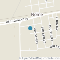 Map location of 2490 Florida St, Nome TX 77629