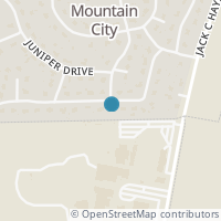 Map location of 217 Live Oak Dr, Mountain City TX 78610