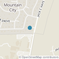 Map location of 4630 Jack C Hays Trl, Mountain City TX 78610
