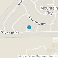 Map location of 314 Live Oak Dr, Mountain City TX 78610