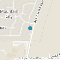Map location of 4610 Jack C Hays Trl, Mountain City TX 78610