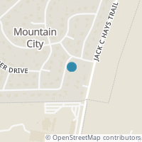 Map location of 204 Live Oak Dr, Mountain City TX 78610
