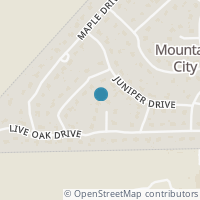 Map location of 209 Live Oak Ct, Mountain City TX 78610