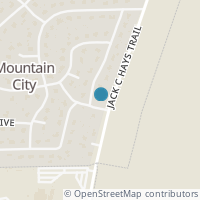 Map location of 118 Pecan Dr, Mountain City TX 78610