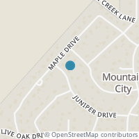 Map location of 320 Juniper Dr, Mountain City TX 78610