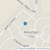 Map location of 129 Poplar Dr, Mountain City TX 78610