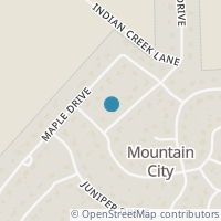Map location of 128 Poplar Dr, Mountain City TX 78610