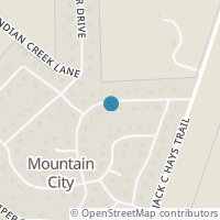 Map location of 115 Pin Oak Dr, Mountain City TX 78610