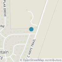 Map location of 104 Pin Oak Dr, Mountain City TX 78610