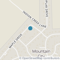 Map location of 123 Maple Dr, Mountain City TX 78610