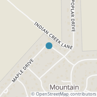 Map location of 121 Maple Dr, Mountain City TX 78610