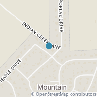 Map location of 112 Maple Dr, Mountain City TX 78610