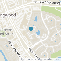 Map location of 2815 Kings Crossing Dr #104, Kingwood TX 77345