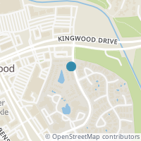 Map location of 2855 Kings Retreat Circle, Kingwood, TX 77345